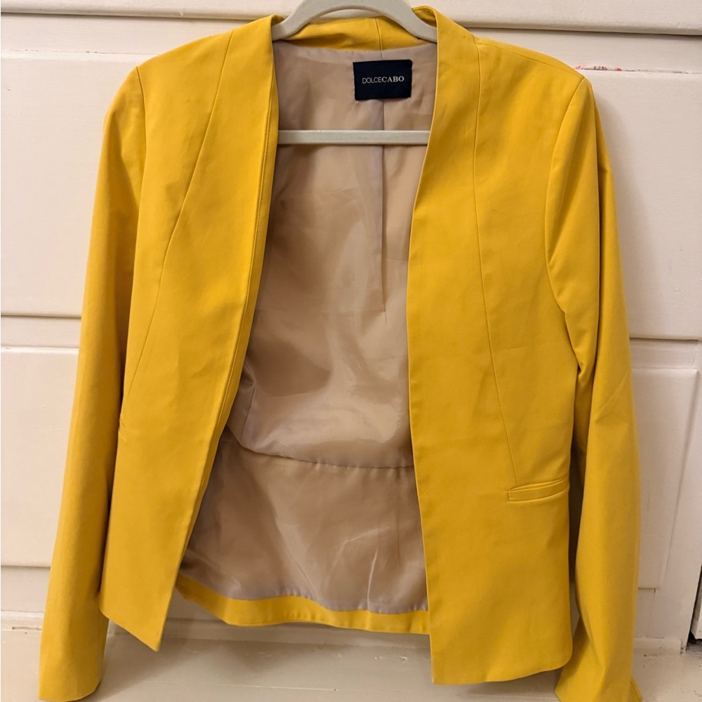 Dolce Cabo Yellow Women's Blazer